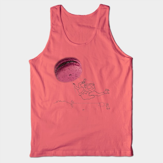 Macaroon - UFO Tank Top by MassimoFenati